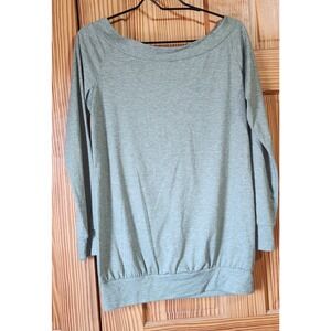 HALIFE Rayon Blend Long Sleeve Knit To Smallp Green
